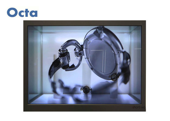 中国 緩和されたガラスが付いている縦のデジタル透明な液晶表示装置のショーケース サプライヤー